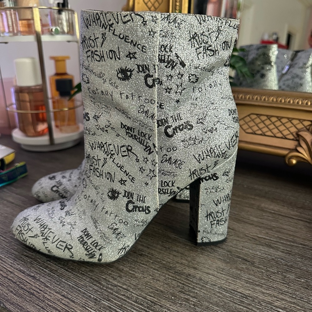 Stylish Gray Ankle Boots
